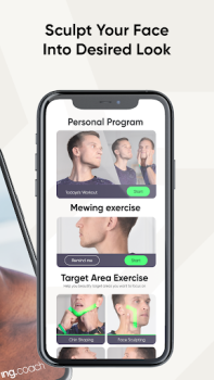 İndir Mewing Coach - Face Exercises Sağlık & Fitness Android için Ekran görüntüsü 2