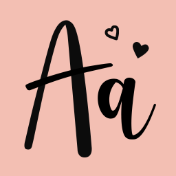 Logo Fonts Art: Cute Keyboard Font
