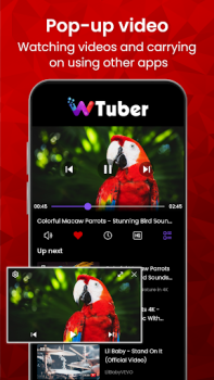 İndir Video oynatıcı - wTuber Video oynatıcılar ve düzenleyiciler Android için Ekran görüntüsü 2