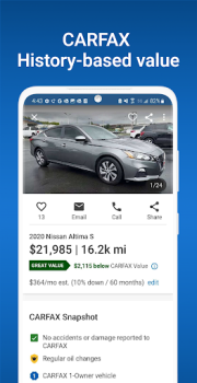 İndir CARFAX - Shop New & Used Cars Arabalar ve Ulaşım Android için Ekran görüntüsü 4