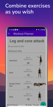 İndir Full body workout at home Sağlık & Fitness Android için Ekran görüntüsü 4