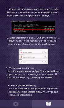 İndir Head Tracker for OpenTrack Araçlar Android için Ekran görüntüsü 2