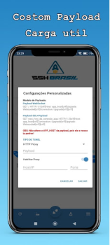 İndir SSHBRASIL Lite (SSH/WS/Proxy) İş Android için Ekran görüntüsü 6