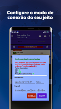 İndir Sockslite Pro - (SSH|SSL|WS) Araçlar Android için Ekran görüntüsü 3
