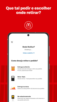 İndir McDonald’s: Cupons e Delivery Yiyecek & İçecek Android için Ekran görüntüsü 2
