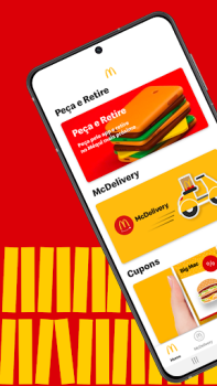 İndir McDonald’s: Cupons e Delivery Yiyecek & İçecek Android için Ekran görüntüsü 6