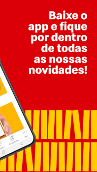 İndir McDonald’s: Cupons e Delivery Yiyecek & İçecek Android için Ekran görüntüsü 7