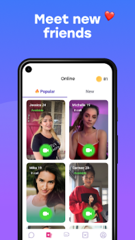 İndir Mili - Live Video Chat Sosyal Android için Ekran görüntüsü 4