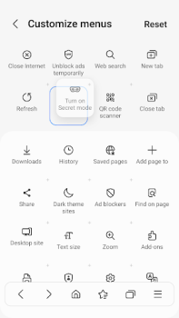 İndir Samsung Internet Browser Beta İletişim Android için Ekran görüntüsü 5