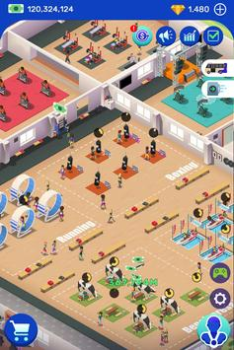 İndir Idle Fitness Gym Tycoon - Game Simülatörler Android için Ekran görüntüsü 6