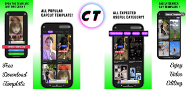 İndir C Template - CapCut Template Video oynatıcılar ve düzenleyiciler Android için Ekran görüntüsü 7