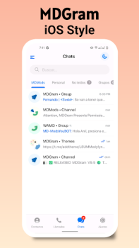 İndir MDGram Messenger İletişim Android için Ekran görüntüsü 3