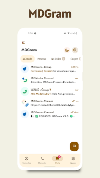 İndir MDGram Messenger İletişim Android için Ekran görüntüsü 6