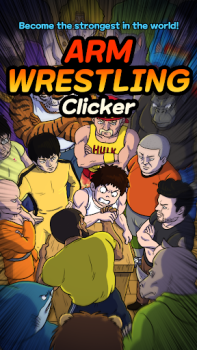İndir Arm Wrestling Clicker Simülatörler Android için Ekran görüntüsü 2