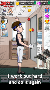 İndir Arm Wrestling Clicker Simülatörler Android için Ekran görüntüsü 4