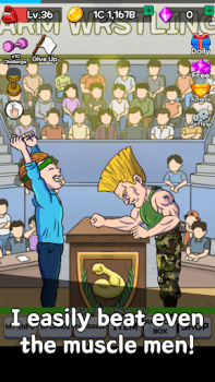 İndir Arm Wrestling Clicker Simülatörler Android için Ekran görüntüsü 6