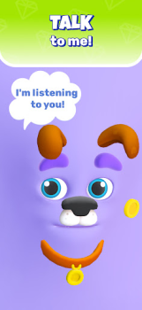 İndir My Talking Slimy: cat friends Gündelik Android için Ekran görüntüsü 2