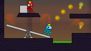 İndir Red and Blue Stick: Animation Maceralar Android için Ekran görüntüsü 2