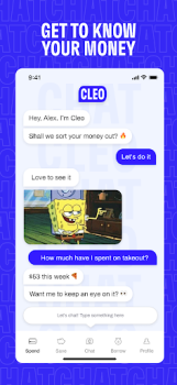 İndir Cleo: Budget & Cash Advance Finans Android için Ekran görüntüsü 5