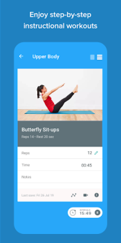 İndir Get Up Sağlık & Fitness Android için Ekran görüntüsü 4