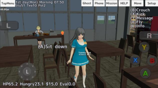 İndir School Girls Simulator Simülatörler Android için Ekran görüntüsü 5