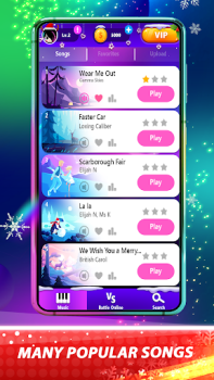 İndir Color Tiles - Vocal Piano Game Müzik Android için Ekran görüntüsü 3