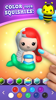 İndir Squishy Magic: 3D Toy Coloring Eğlence Android için Ekran görüntüsü 3