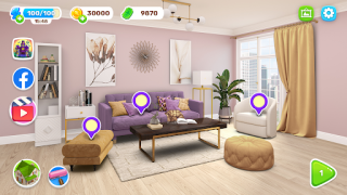 İndir Color House - Design Makeover Bulmaca Oyunları Android için Ekran görüntüsü 2