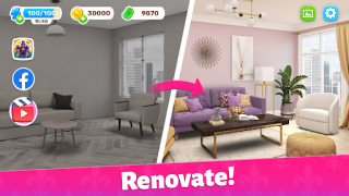 İndir Color House - Design Makeover Bulmaca Oyunları Android için Ekran görüntüsü 5