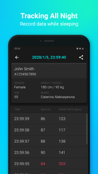 İndir View Tracker (Oximeter) Tıp Android için Ekran görüntüsü 2