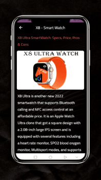 İndir X8 Ultra - Smart Watch  Review Yaşam Tarzı Android için Ekran görüntüsü 5