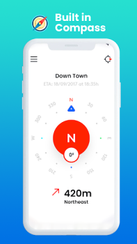 İndir Route Tracker : GPS Navigation Haritalar ve Navigasyon Android için Ekran görüntüsü 7