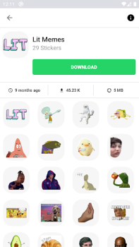 İndir Funny Memes Stickers WASticker Araçlar Android için Ekran görüntüsü 2