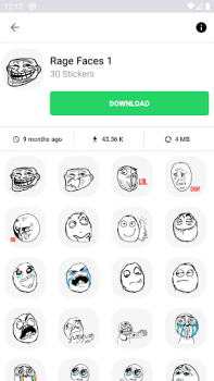 İndir Funny Memes Stickers WASticker Araçlar Android için Ekran görüntüsü 3