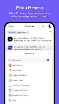 İndir ChatSonic: Super ChatGPT App İş Android için Ekran görüntüsü 5