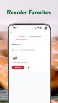 İndir Krispy Kreme Yiyecek & İçecek Android için Ekran görüntüsü 3