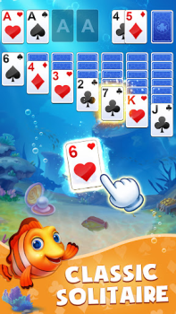 İndir Solitaire: Fish Master Kart oyunları Android için Ekran görüntüsü 6