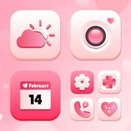Logo Wow Sweet Love Icon Pack
