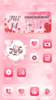 İndir Wow Sweet Love Icon Pack Özelleştirme Android için
