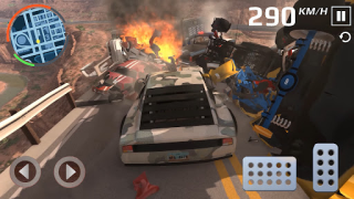 İndir Grand Canyon Auto Crash Game Yarış Android için Ekran görüntüsü 6