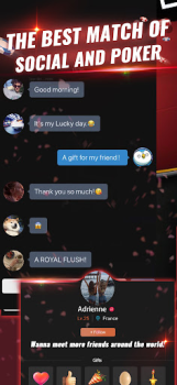 İndir PokerGaga: Texas Holdem Live Kart oyunları Android için Ekran görüntüsü 4