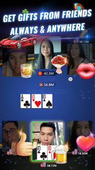 İndir PokerGaga: Texas Holdem Live Kart oyunları Android için Ekran görüntüsü 7