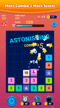 İndir Merge Block: Number Merge Game Bulmaca Oyunları Android için Ekran görüntüsü 4