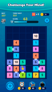 İndir Merge Block: Number Merge Game Bulmaca Oyunları Android için Ekran görüntüsü 5