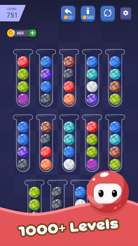 İndir Ball Sorting Master - Puzzle Bulmaca Oyunları Android için Ekran görüntüsü 3