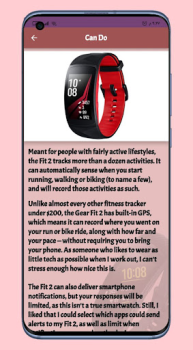 İndir Galaxy Fit 2 smart watch Guide Eğitim Android için Ekran görüntüsü 3