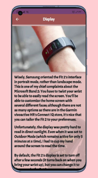 İndir Galaxy Fit 2 smart watch Guide Eğitim Android için Ekran görüntüsü 4