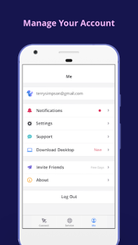İndir SquirrelVPN İş Dünyası Android için Ekran görüntüsü 3