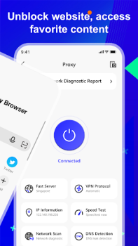 İndir Private VPN - Proxy Browser İş Android için Ekran görüntüsü 2