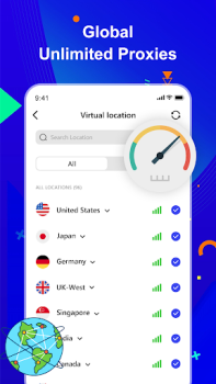 İndir Private VPN - Proxy Browser İş Android için Ekran görüntüsü 5